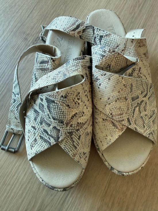Matisse Shoes - Snakeskin Platforms
